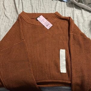 Cropped sweater